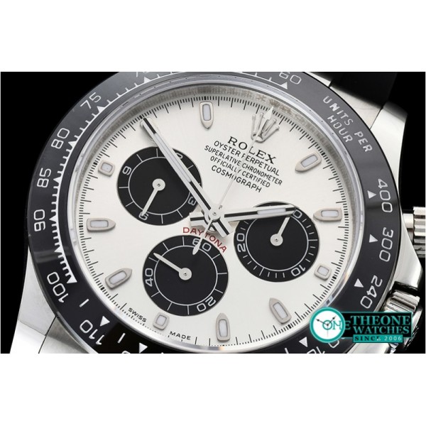 Rolex - Daytona Cer SS/RU White Stk BP Ult A7750 Mod4130