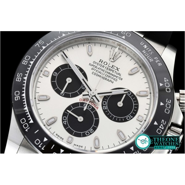 Rolex - Daytona Cer SS/RU White Stk BP Ult A7750