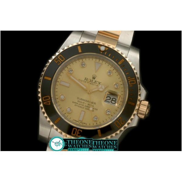 Rolex - 116610 Gold TT Sub A-3135