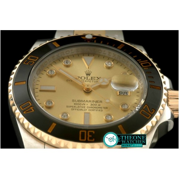 Rolex - 116610 Gold TT Sub A-3135