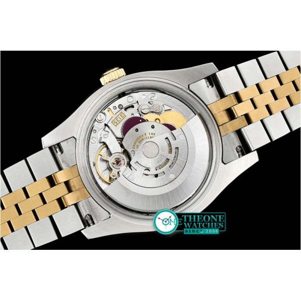 Rolex - DJ 36mm Jub Flt YG/SS White Thick Lume BP A3135 Mod