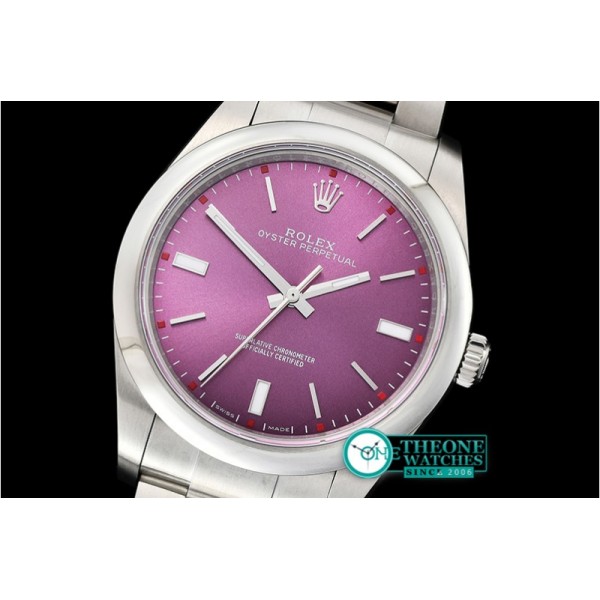 Rolex - Oyster Pert. 39mm 114300 SS/SS Red Grape BP Asia 2836