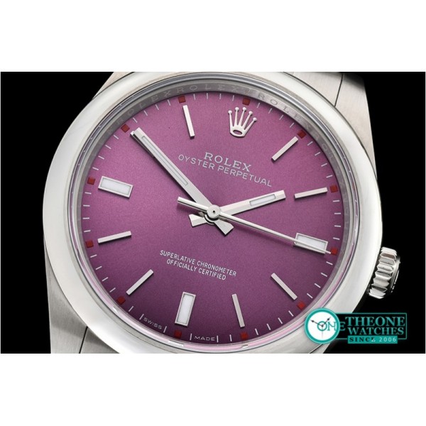 Rolex - Oyster Pert. 39mm 114300 SS/SS Red Grape BP Asia 2836