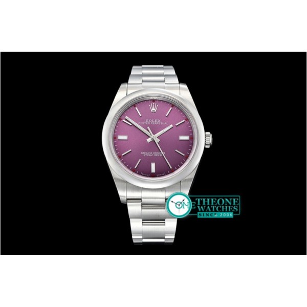 Rolex - Oyster Pert. 39mm 114300 SS/SS Red Grape BP Asia 2836