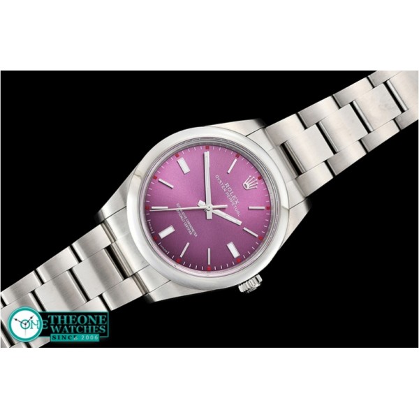 Rolex - Oyster Pert. 39mm 114300 SS/SS Red Grape BP Asia 2836