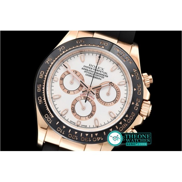 Rolex - Daytona Cer RG/RU White Stick BP Ult A7750