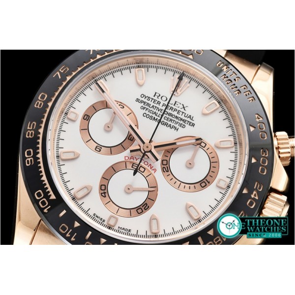 Rolex - Daytona Cer RG/RU White Stick BP Ult A7750