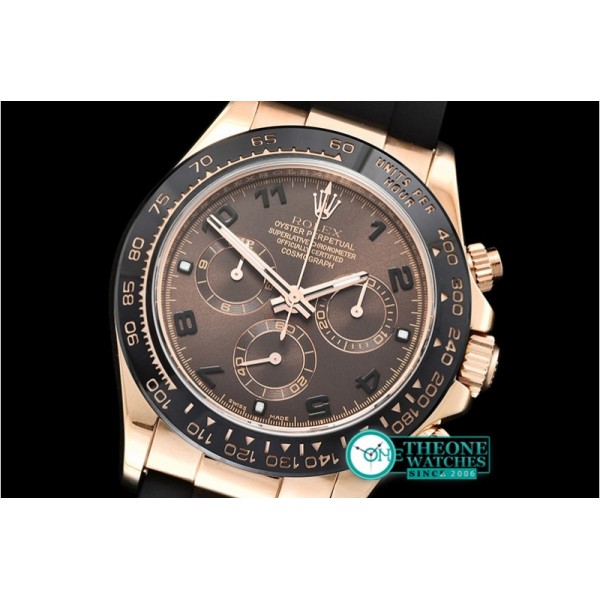 Rolex - Daytona Cer RG/RU Brown Num BP Ult A7750