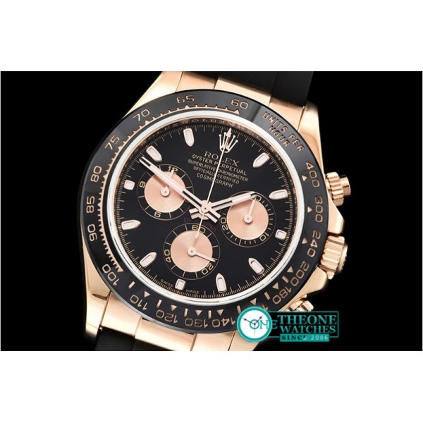 Rolex - Daytona Cer RG/RU Black Stick BP Ult A7750