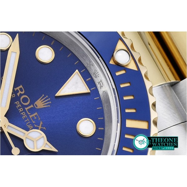 Rolex - Submariner 116613 YG/SS Cer Bez Blue JF Asia 2836