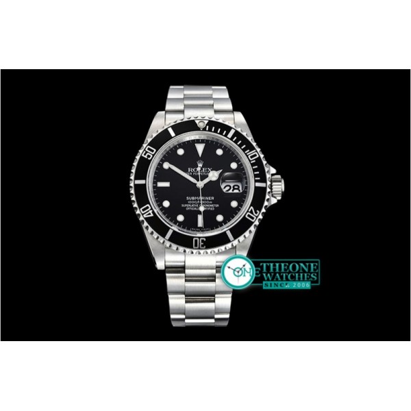 Rolex - Submariner Ref.16610 SS/SS Black JF A3135 Mod