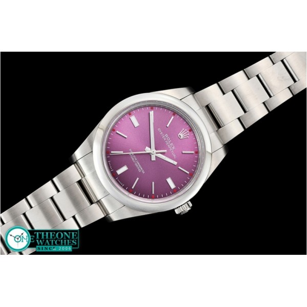 Rolex - Oyster Pert. 39mm 114300 SS/SS Red Grape BP Asia 3132