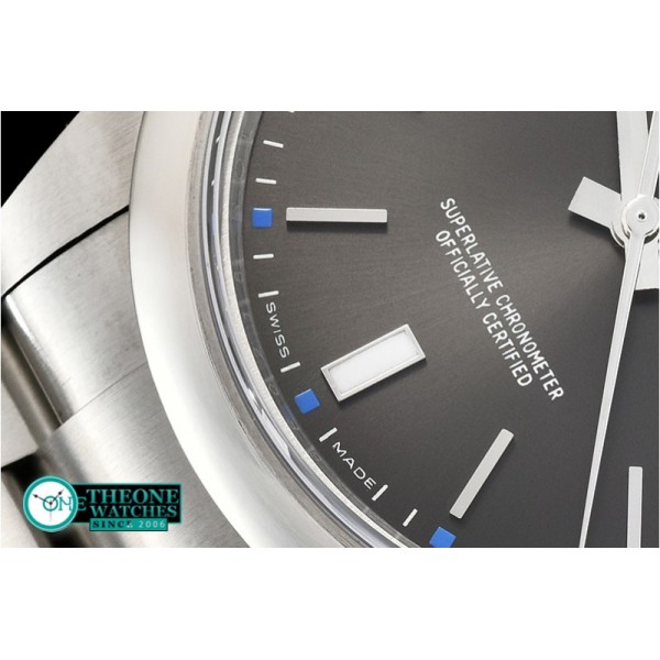 Rolex - Oyster Pert. 39mm 114300 SS/SS Rhod Grey BP Asia 3132