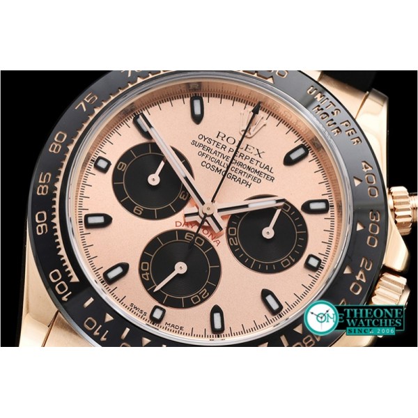 Rolex - Daytona Cer RG/RU Rose Gold Stick JF Ult A7750