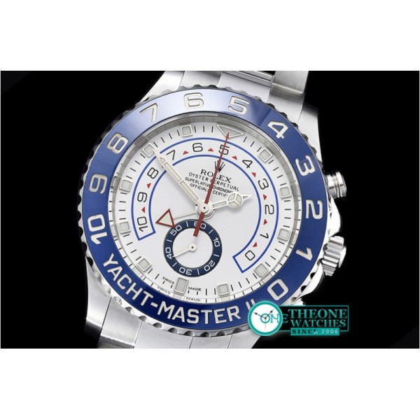 Rolex - YachtMaster II 116680 Blue SS/SS White JF V2 A7750