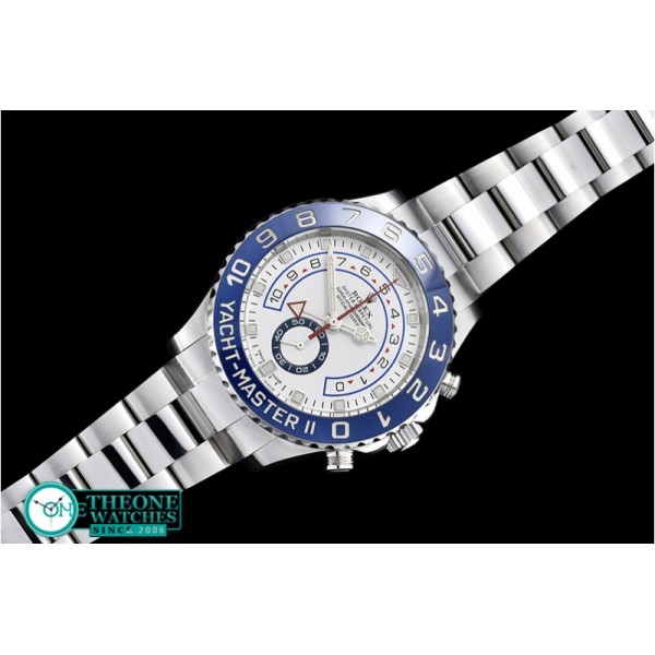 Rolex - YachtMaster II 116680 Blue SS/SS White JF V2 A7750