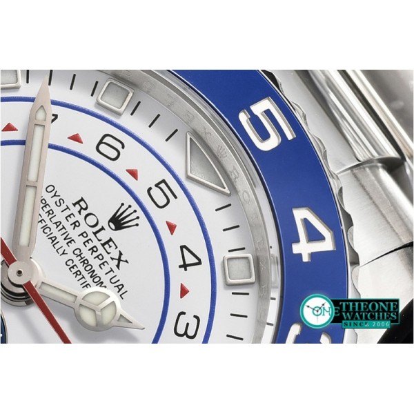 Rolex - YachtMaster II 116680 Blue SS/SS White JF V2 A7750