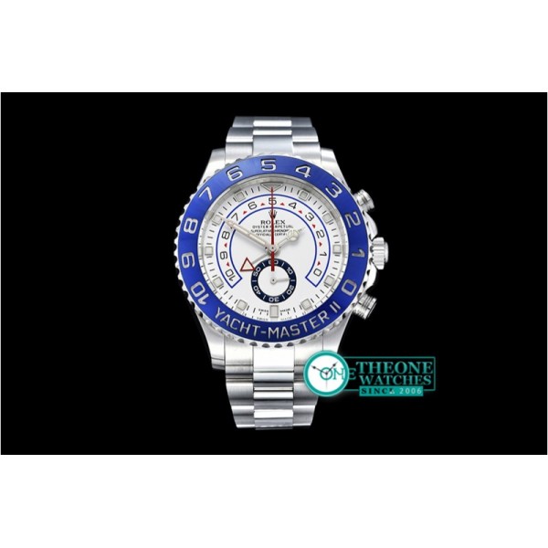 Rolex - YachtMaster II 116680 Blue SS/SS White JF V2 A7750