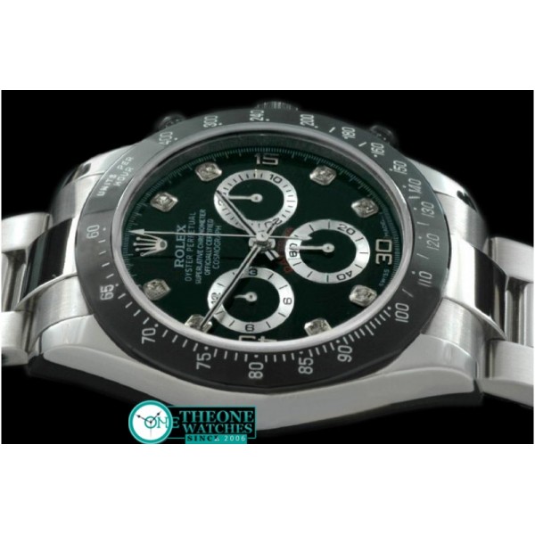 Rolex - SS/PVD Black Diam Asia 7750 Running Secs @ 6.00