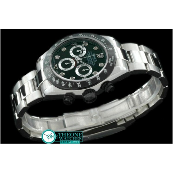 Rolex - SS/PVD Black Diam Asia 7750 Running Secs @ 6.00