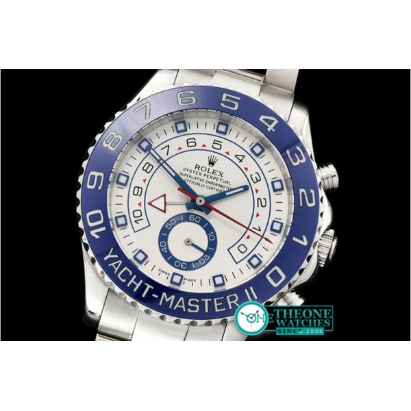 Rolex - YachtMaster II Blue SS/SS White BP Asia 2813 Mod