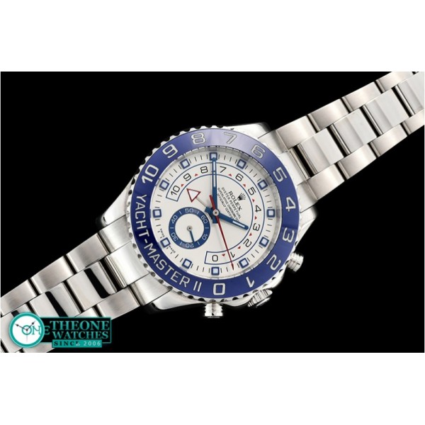 Rolex - YachtMaster II Blue SS/SS White BP Asia 2813 Mod