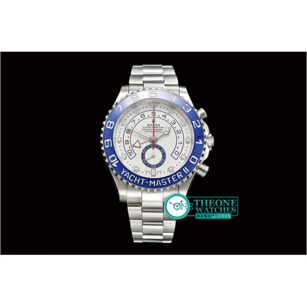 Rolex - YachtMaster 116680 Blue SS/SS White BP Asia 7750 Mod