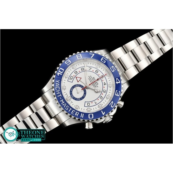 Rolex - YachtMaster 116680 Blue SS/SS White BP Asia 7750 Mod