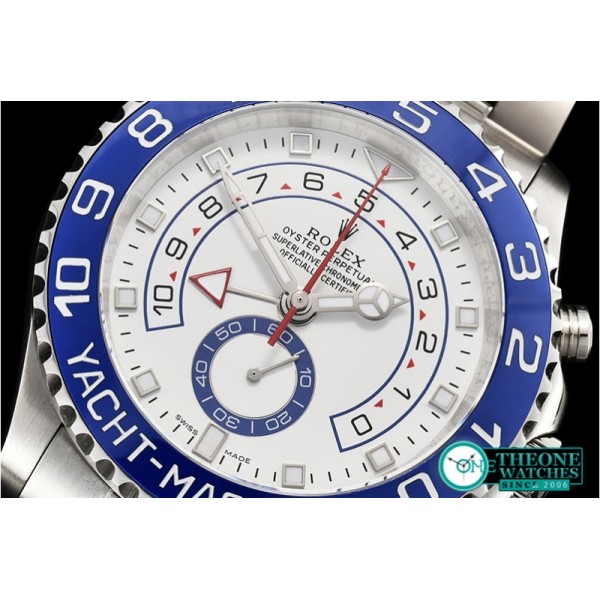 Rolex - YachtMaster 116680 Blue SS/SS White BP Asia 7750 Mod