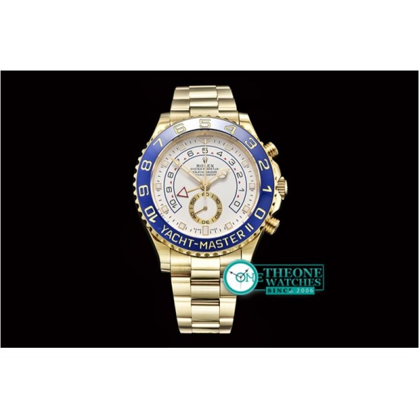 Rolex - YachtMaster 116688 Blue YG/YG White BP Asia 7750 Mod