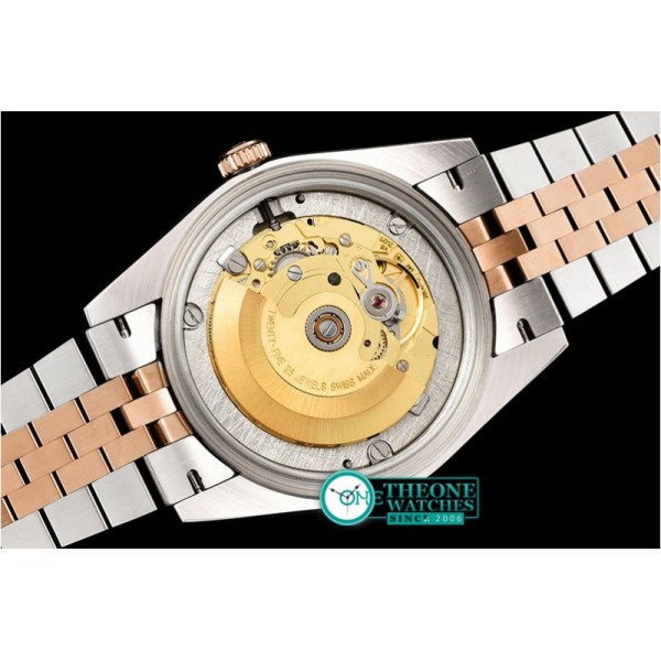 Rolex - DJ2 41mm Jub Flt RG/SS Brown Diams BP Swiss 2836