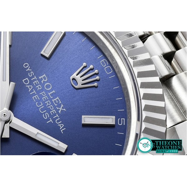 Rolex - DJ2 41mm Jub Flt SS/SS Blue Stick BP Asia 3235 Mod