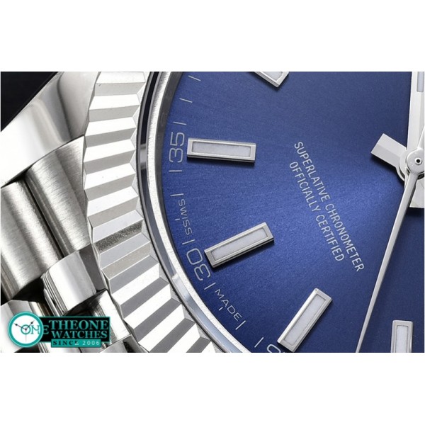 Rolex - DJ2 41mm Jub Flt SS/SS Blue Stick BP Asia 3235 Mod