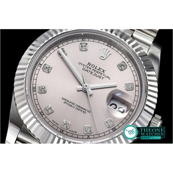 Rolex - DJ2 41mm Jub Flt SS/SS L.Grey Diams BP Asia 3235 Mod