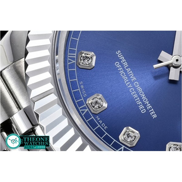 Rolex - DJ2 41mm Jub Flt SS/SS Blue Diams BP Asia 3235 Mod