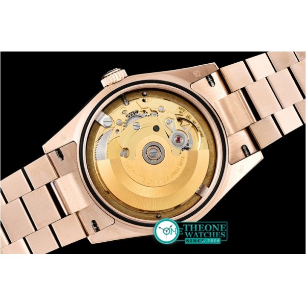 Rolex - DayDate 36mm Flt RG/RG Rose Gold Diam BP Swiss 2836