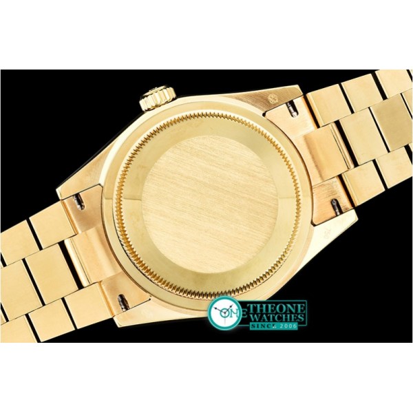 Rolex - DayDate 36mm Flt YG/YG Wrap Gold Diam BP Swiss 2836