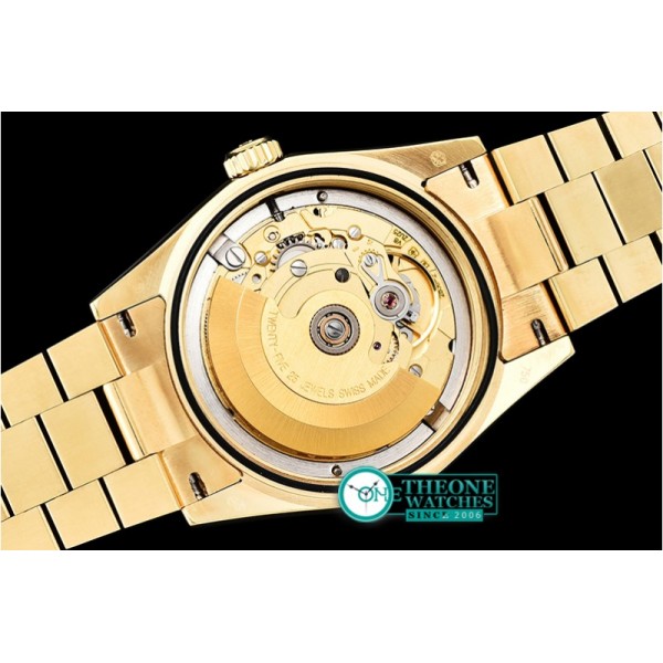 Rolex - DayDate 36mm Flt YG/YG Wrap Gold Diam BP Swiss 2836