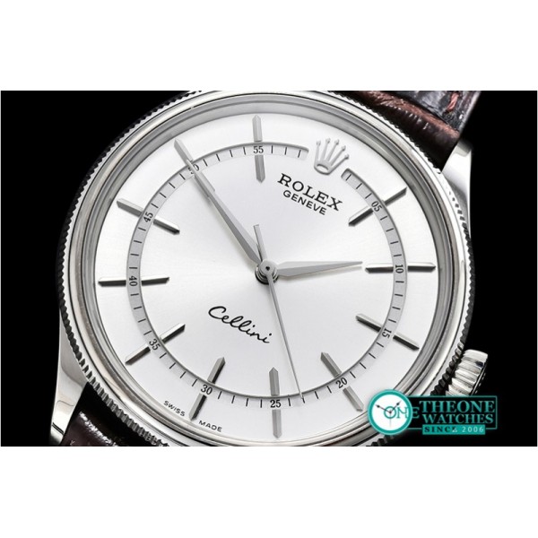 Rolex - Cellini Time Ref.50509 SS/LE Silver White Asia 3132