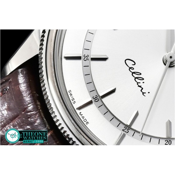 Rolex - Cellini Time Ref.50509 SS/LE Silver White Asia 3132