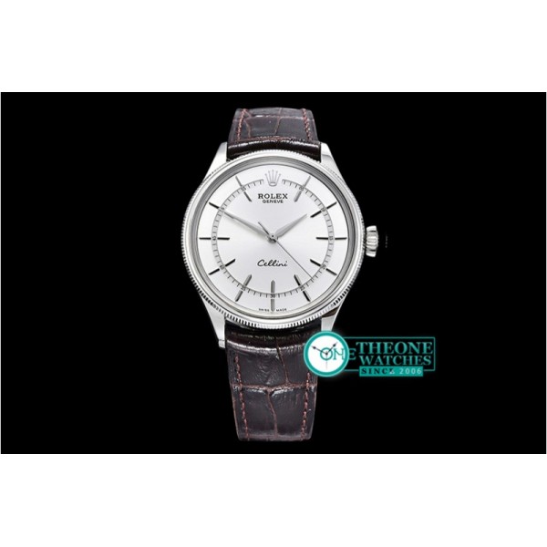 Rolex - Cellini Time Ref.50509 SS/LE Silver White Asia 3132