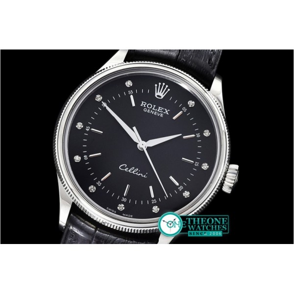 Rolex - Cellini Time Ref.50509 SS/LE Black Diams Asia 3132