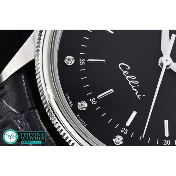 Rolex - Cellini Time Ref.50509 SS/LE Black Diams Asia 3132