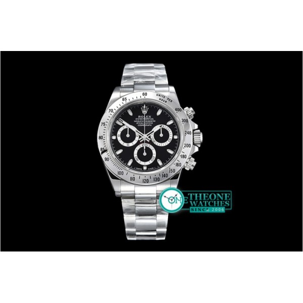 Rolex - Daytona 116520 SS/SS Black Sticks ARF Asia 4130 Mod