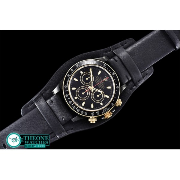 Rolex - Daytona Kravitz LK01 DLC/LE Black/Gold BP A7750 Mod