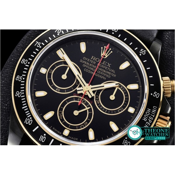 Rolex - Daytona Kravitz LK01 DLC/LE Black/Gold BP A7750 Mod