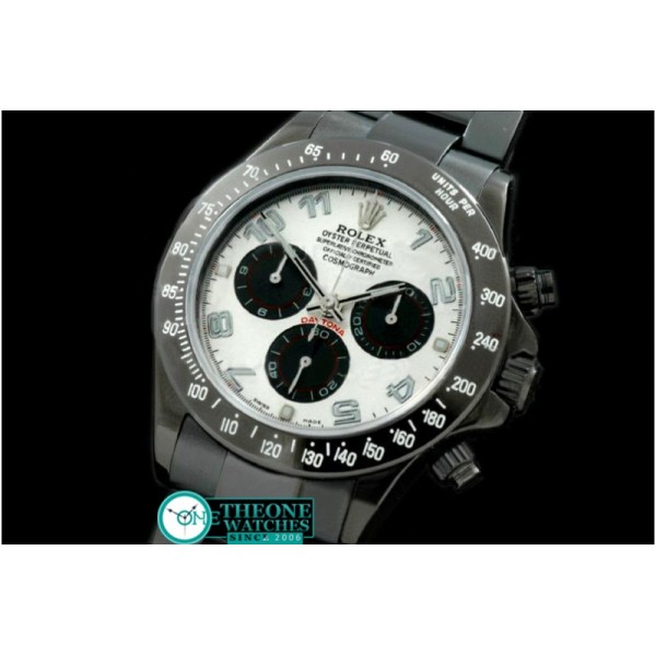 Rolex - PVD/PVD M-White Numeral Asia 7750 Running Secs @ 6