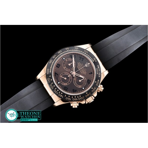 Rolex - Daytona 116515 RG/RU Brown Num ARF Asia 4130 Mod