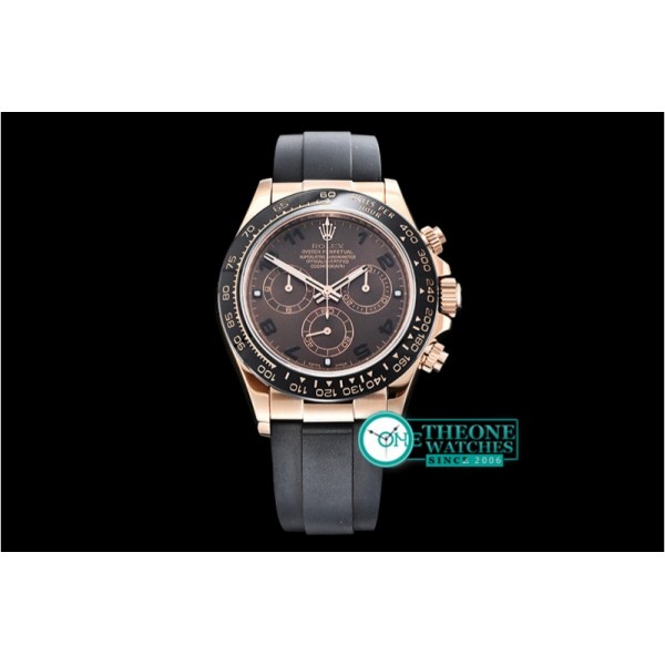 Rolex - Daytona 116515 RG/RU Brown Num ARF Asia 4130 Mod