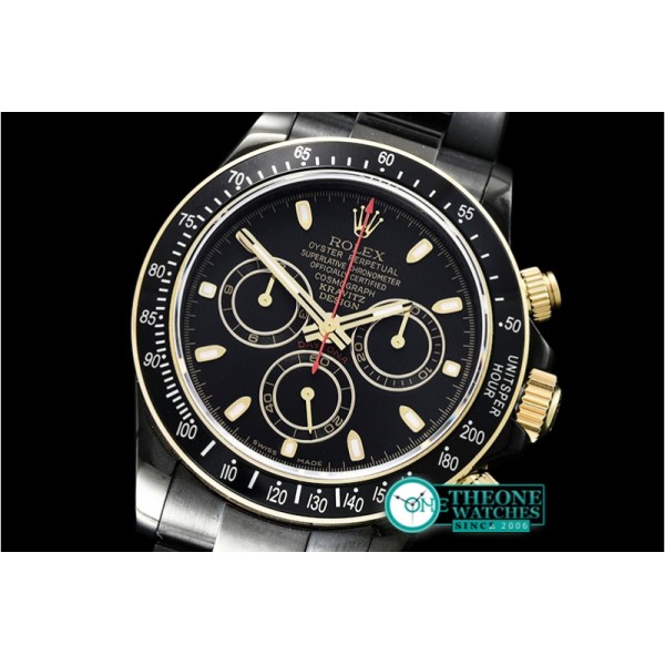 Rolex - Daytona Kravitz LK01 DLC/DLC Black/Gold BP V2 A7750